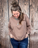 The Stillwater Tunic Top - Chocolate - Shirts & Tops - Andree by Unit - Bronco Western Supply Co.