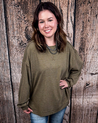 The Stillwater Tunic Top - Olive – Shirts & Tops from Bronco Western Supply Co.