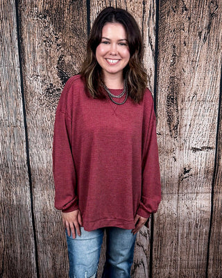 The Stillwater Tunic Top - Wine – Shirts & Tops from Bronco Western Supply Co.