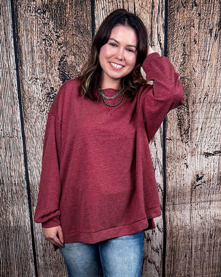 The Stillwater Tunic Top - Wine – Shirts & Tops from Bronco Western Supply Co.