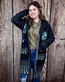 The Winslow Long Knit Cardigan by Lucky & Blessed - Apparel - Lucky & Blessed - Bronco Western Supply Co.