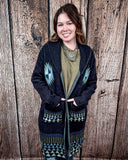 The Winslow Long Knit Cardigan by Lucky & Blessed - Apparel - Lucky & Blessed - Bronco Western Supply Co.
