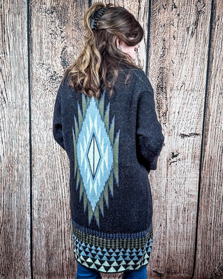 The Winslow Long Knit Cardigan by Lucky & Blessed – Apparel from Bronco Western Supply Co.