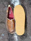 Tia Twisted X Slip - On Loafer - Chocolate Bomber & Tooled Brown - Women's Shoes - Twisted X - Bronco Western Supply Co.