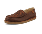 Tia Twisted X Slip - On Loafer - Chocolate Bomber & Tooled Brown - Women's Shoes - Twisted X - Bronco Western Supply Co.