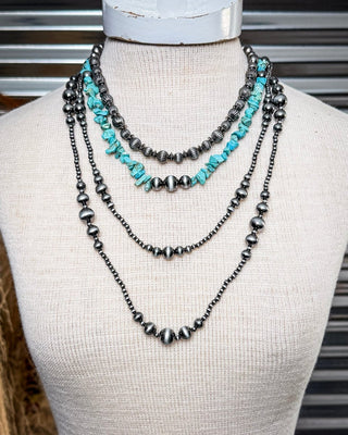 Tinsley Layered Stone Necklace Set – Jewelry from Bronco Western Supply Co.