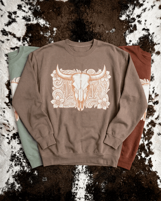 Tooled Desert Western Pullover – Apparel from Bronco Western Supply Co.