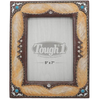 Tough 1 - Cowhide Print Frame – Gift Items from Bronco Western Supply Co.