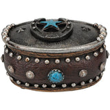 Tough 1 - Horseshoe and Star Trinket Box - Gift Items - Tough 1 - Bronco Western Supply Co.