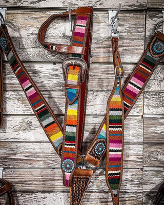 Tough 1 Serape Wool One Ear Belt Headstall – Headstalls & Accessories from Bronco Western Supply Co.