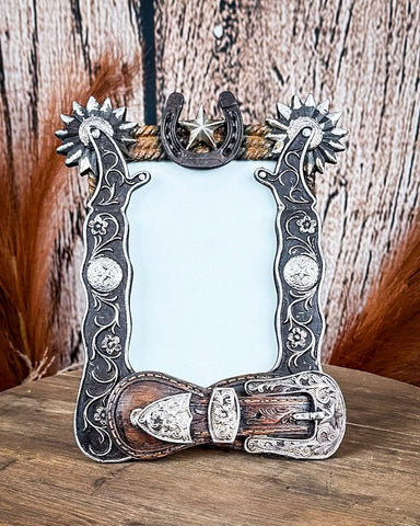 Tough 1 - Spurs Picture Frame - Gift Items - Tough 1 - Bronco Western Supply Co.