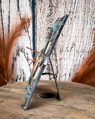 Tough 1 - Turquoise Floral Picture Frame – Gift Items from Bronco Western Supply Co.