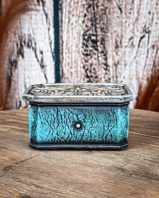 Tough 1 - Turquoise Trinket Box – Gift Items from Bronco Western Supply Co.