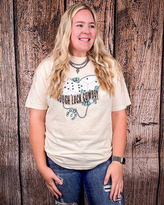 Tough Luck Cowboy Graphic Tee - Cream – Shirts & Tops from Bronco Western Supply Co.