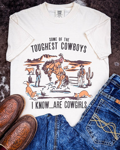 Toughest Cowgirls Graphic Tee - Apparel - The Fringed Pineapple - Bronco Western Supply Co.
