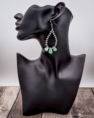 Triple Charm Teardrop Earrings – Jewelry from Bronco Western Supply Co.