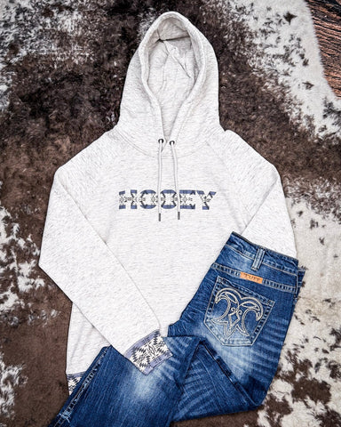 Trophy Ladies Hooey Hoodie in Oatmeal - Apparel - Hooey - Bronco Western Supply Co.