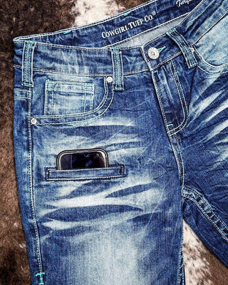 Turquoise Boot Stitch Bootcut Jeans – Apparel from Bronco Western Supply Co.