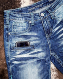 Turquoise Boot Stitch Bootcut Jeans - Apparel - Cowgirl Tuff Company - Bronco Western Supply Co.