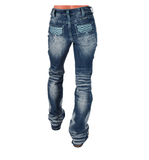 Turquoise Boot Stitch Bootcut Jeans - Apparel - Cowgirl Tuff Company - Bronco Western Supply Co.