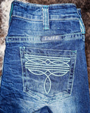 Turquoise Boot Stitch Bootcut Jeans - Apparel - Cowgirl Tuff Company - Bronco Western Supply Co.