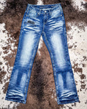 Turquoise Boot Stitch Bootcut Jeans - Apparel - Cowgirl Tuff Company - Bronco Western Supply Co.