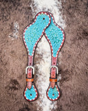 Turquoise Collection Ladies Spur Straps - Spur Straps - Rafter T Ranch Co. - Bronco Western Supply Co.