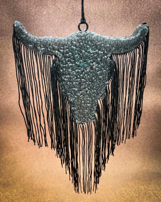 Turquoise Moon Bull Skull Car Freshie in Vanilla Pumpkin Marshmallow – Accessories from Bronco Western Supply Co.