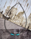Turquoise Torpedo Choker - Jewelry - The Bijoux Fab - Bronco Western Supply Co.
