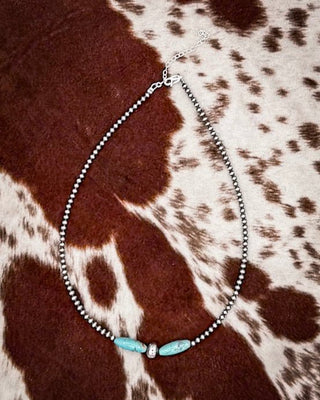 Turquoise Torpedo Choker – Jewelry from Bronco Western Supply Co.