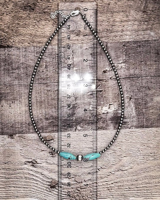Turquoise Torpedo Choker – Jewelry from Bronco Western Supply Co.