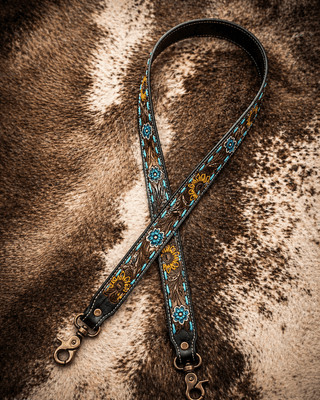 Turquoise Weaved Purse Strap by Myra Bag – Accessories from Bronco Western Supply Co.