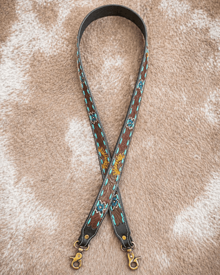 Turquoise Weaved Purse Strap by Myra Bag – Accessories from Bronco Western Supply Co.