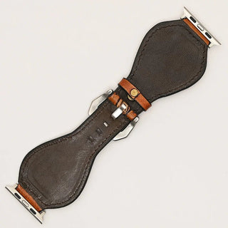 Turquoise Wildflower Tooled Leather Smart Watch Band by American Darling – Accessories from Bronco Western Supply Co.