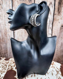 Twist and Timber Fashion Hoop Earrings - Jewelry - Blue Tortoise - Bronco Western Supply Co.