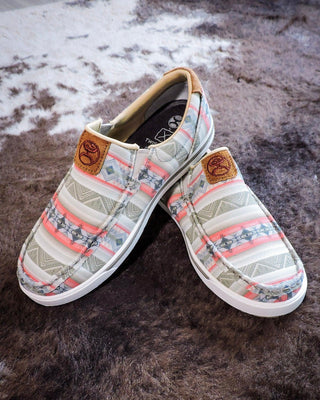 Twisted X Hooey Slip - On Loper - Pink Multi – Women's Shoes from Bronco Western Supply Co.