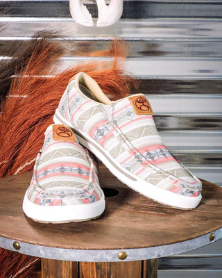 Twisted X Hooey Slip - On Loper - Pink Multi – Women's Shoes from Bronco Western Supply Co.