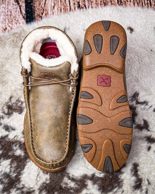 Twisted X Shearling Lined Driving Moc - Bomber – Women's Shoes from Bronco Western Supply Co.