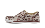 Twisted X Slip - On Kicks - Maroon & Ivory - Women's Shoes - Twisted X - Bronco Western Supply Co.