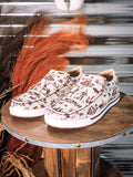 Twisted X Slip - On Kicks - Maroon & Ivory - Women's Shoes - Twisted X - Bronco Western Supply Co.
