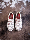 Twisted X Slip - On Kicks - Maroon & Ivory - Women's Shoes - Twisted X - Bronco Western Supply Co.