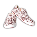 Twisted X Slip - On Kicks - Maroon & Ivory - Women's Shoes - Twisted X - Bronco Western Supply Co.