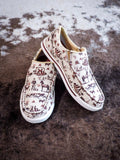 Twisted X Slip - On Kicks - Maroon & Ivory - Women's Shoes - Twisted X - Bronco Western Supply Co.