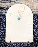 Vale Genuine Turquoise Stud Earrings - Jewelry - Sowell Jewelry - Bronco Western Supply Co.