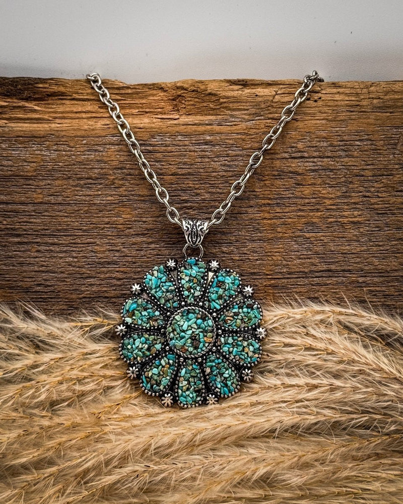Valera Aqua Cluster Fashion Necklace – Jewelry from Bronco Western Supply Co.