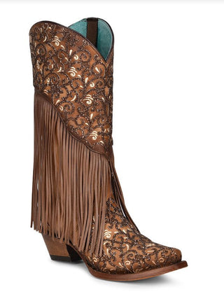 Velorosa Fringed Corral Boot – Women's Boots from Bronco Western Supply Co.