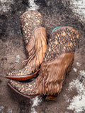 Velorosa Fringed Corral Boot - Women's Boots - Corral Boots - Bronco Western Supply Co.