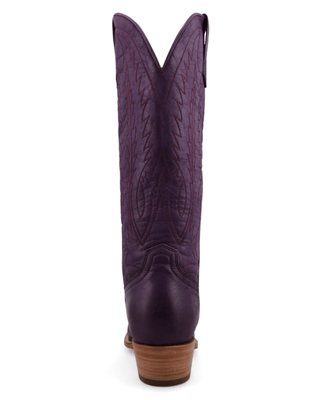 Victoria Black Star Leather Boots - Plum – Women's Shoes from Bronco Western Supply Co.