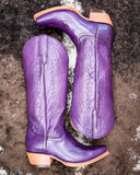 Victoria Black Star Leather Boots - Plum - Women's Shoes - Black Star - Bronco Western Supply Co.