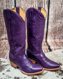 Victoria Black Star Leather Boots - Plum - Women's Shoes - Black Star - Bronco Western Supply Co.